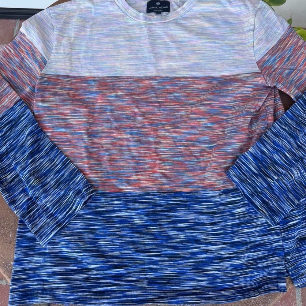 Luchiano Visconti multicoloured long sleeve shirt Size XL